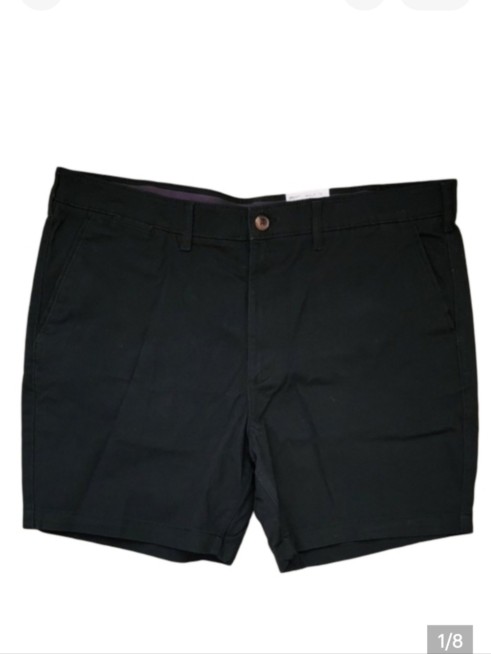 NWT Sonoma Flexwear Black Khakis‎ Shorts Men's Big & Tall Size 42